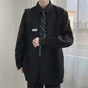 长袖衬衫配领带春款男潮流H20P35图片