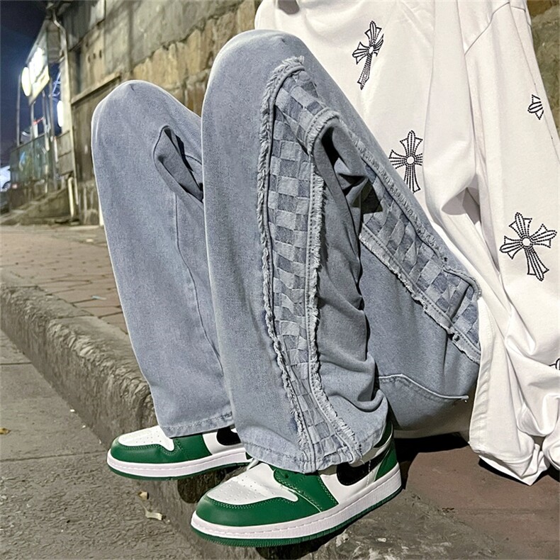 长裤牛仔裤中腰小直脚青春流行K7015P32,男装牛仔裤,星座1116-2