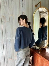 时尚宽松羊毛衫百搭舒适保暖显瘦显高，女装羊毛衫，恩泰羊绒