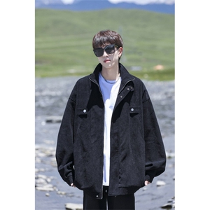 JK031 灯芯绒外套男款春秋季工装夹克2024新款男图片