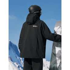 防风抗寒拉链魔术贴滑雪服男加绒保暖时尚夹克外套M19-P180控258，男装夹克，电商A001