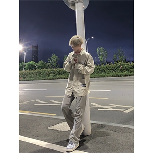 美式复古hiphop嘻哈冲锋裤潮牌图片