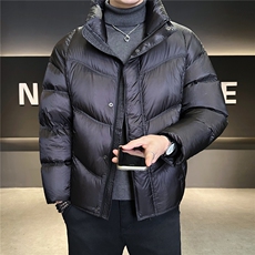 新标90绒有报告泡芙排骨冬季男士羽绒服A313-Y135576-P355，男装羽绒服，电商A313