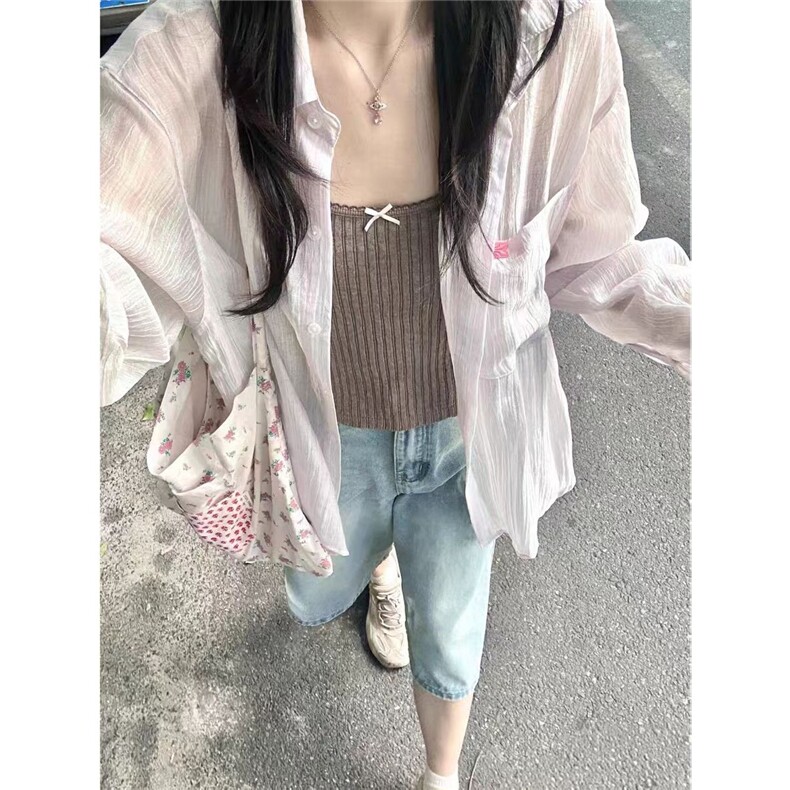 夏季防晒长袖衬衫外套男女超薄款透气网纱上衣服,男装防晒衣,星座506A