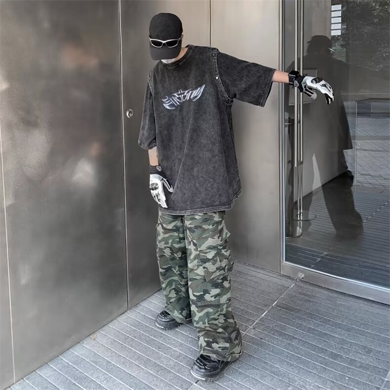 2024春夏季新款男休闲圆领短袖可拆卸T恤P42,男装T恤,星座1116-2