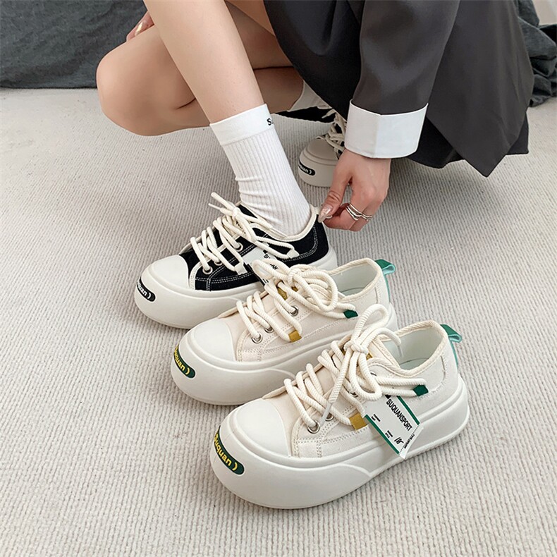2024小白鞋子女春季新款韩版ins女学生休闲运动百搭板鞋女,女鞋帆布鞋,星座1407-3
