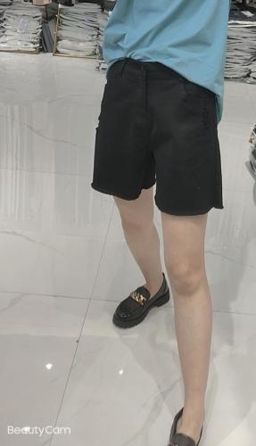 (现货)水洗牛仔三分裤,女装,艺尚丽人