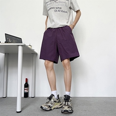 夏季潮牌休闲日系宽松五分透气运动短裤男女速干沙滩裤DK1015-P25，男装牛仔裤，星座308B-1