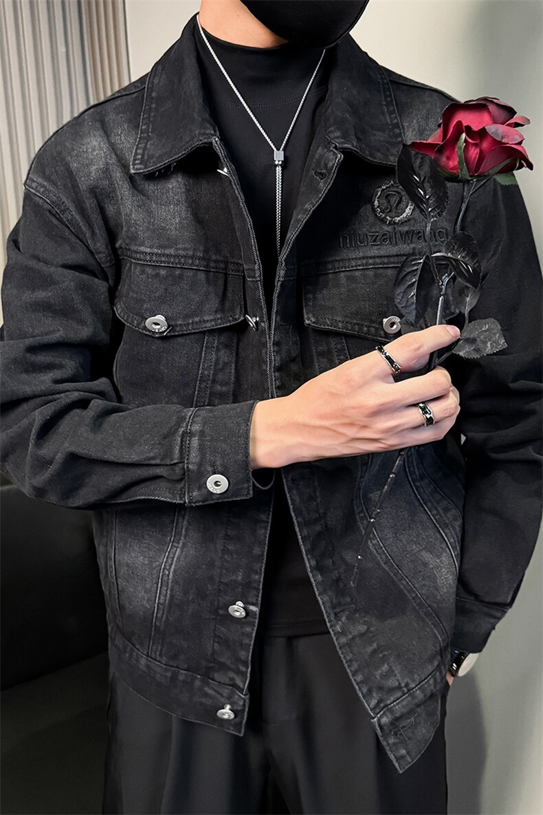 美式复古做旧男士工装牛仔夹克A368-NJ8628-P108,男装夹克,电商A368
