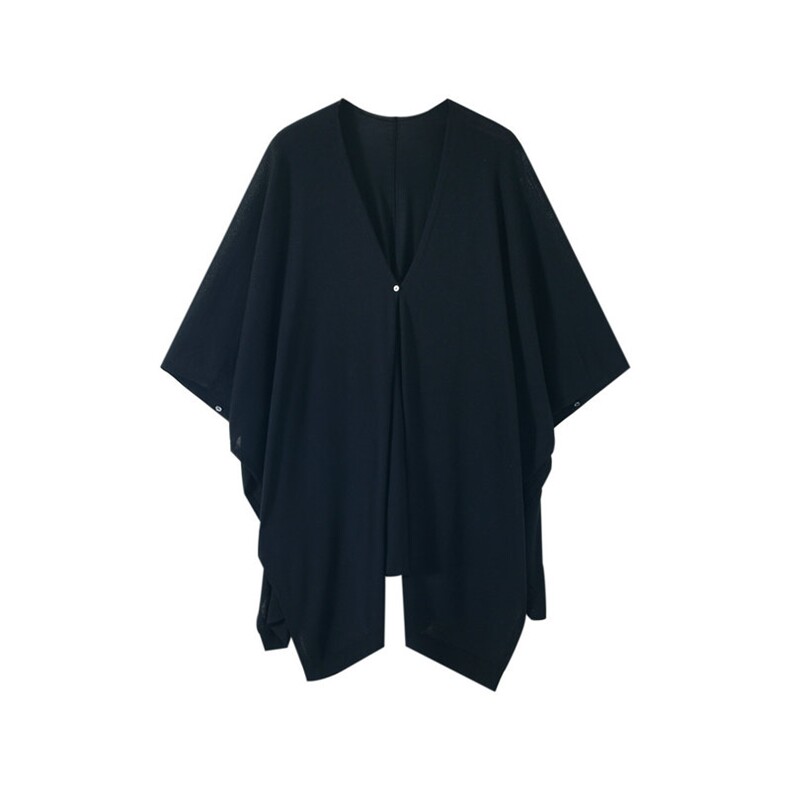 2025秋冬百搭时尚简约蝙蝠披肩开衫斗篷披肩，披肩，丽特绒