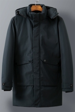 YT52023冬季新男士羽绒服男装连帽中长款白鸭绒潮流加厚保暖P355，男装羽绒服，电商B360