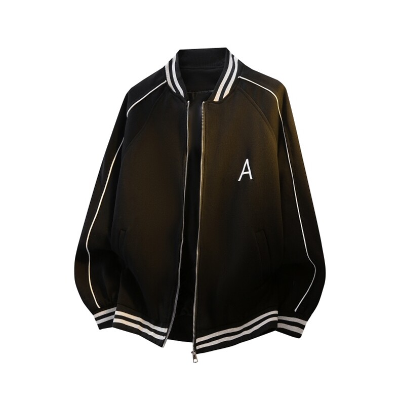 WY208/P75春装新款高品质不起球刺绣卫衣男立领棒球服潮外套图片