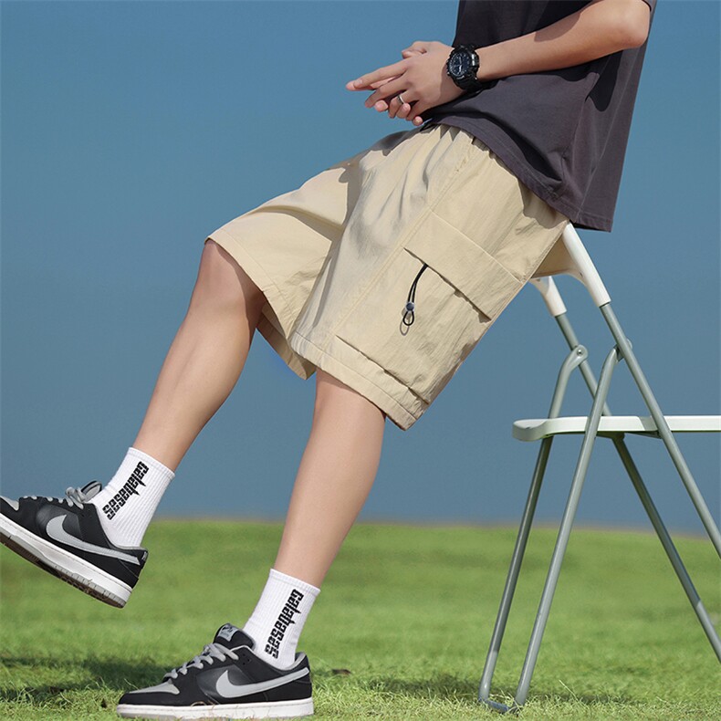 2026夏季工装短裤男宽松休闲裤直筒情侣款五分裤A436-6201-P35,男装牛仔裤,电商A436