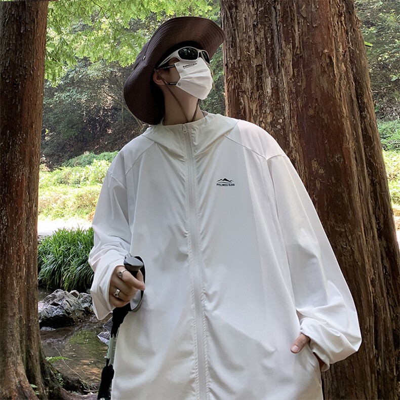 夏季户外轻薄透气防晒服潮流男女连帽皮肤衣情侣防晒衣FW9243-P40,男装夹克,星座1008