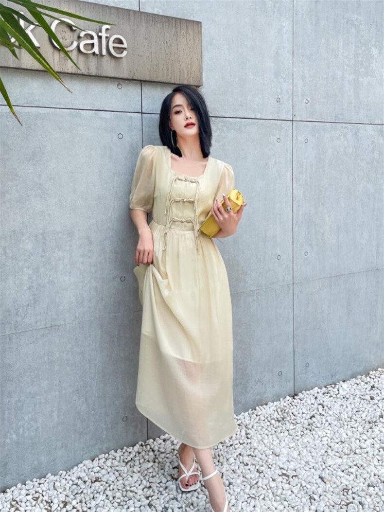 复古风连衣裙，女装连衣裙，天使公主