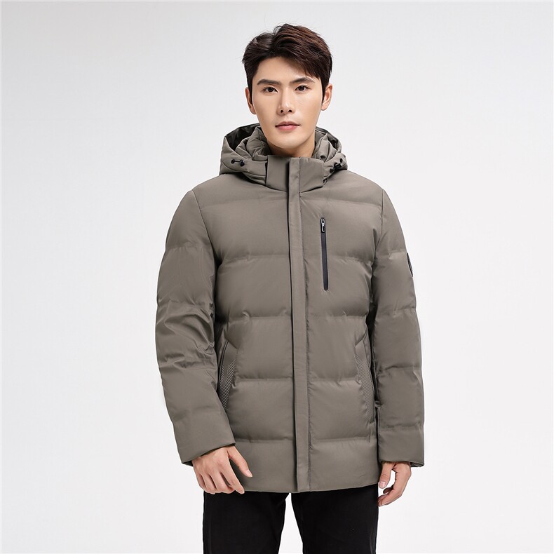臂章休闲羽绒服男冬季加厚保暖男士外套潮流连帽A266-YR2507-P265，男装羽绒服，电商A266