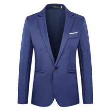 韩版时尚修身休闲一粒扣小西装男107，男装西服，星座112C