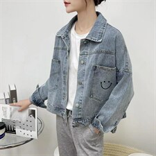 刺绣牛仔衬衫均码，水洗颜色正，女装衬衫，Y·Z 羽倬