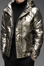 新款冬装羽绒服男中年休闲连帽外套中年爸爸装上衣BJY08192-P195，男装羽绒服，电商B212（原钱塘6029）