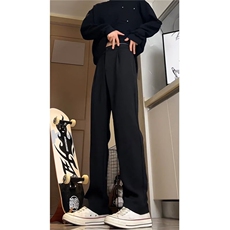 简约日系百搭流行时尚文艺新款慵懒潮流直筒西裤513ACK2453P35，男装西裤，星座513A