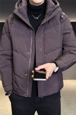 标50绒连帽男士羽绒服冬季2025新款加厚外套A313-9957-P215，男装羽绒服，电商A313