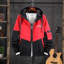 2022秋季潮流工装韩版外套宽松男八色大码连帽夹克夹克男9601，男装卫衣，星座1703A-1