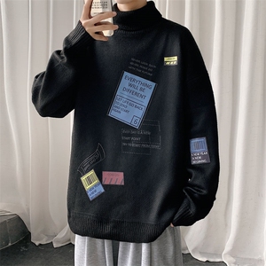 ！主推2022高品质男士高领毛衣百搭潮牌保暖针织衫M703P60图片
