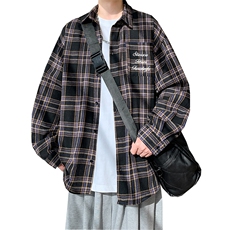 春季衬衫新款宽松休闲男女同款衬衣XZ102B-1-CS2512P55，男装衬衫，星座102B-1