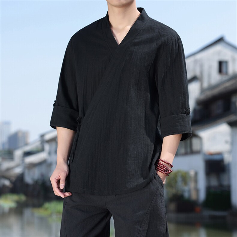 风夏季新款五分袖衬衫男短袖衬衣棉C504-P55可定制绣花印花，男装T恤，星座313B-4（原星座309A-1）