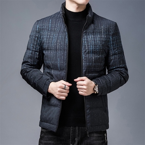 21新款时尚男士鸭绒羽绒服立领冬季休闲保暖外套KCN88606-35-P275图片