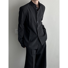 高质量新中式中山装垫肩西服外套XF001-P60，男装西服，星座313A(原308A-2)