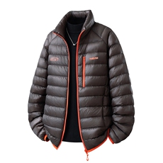 有90绒报告印花轻便M-5XL大码白鸭羽绒服男78196P238控328，男装羽绒服，星座227-7