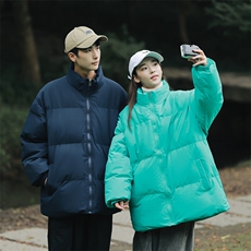 9976-P60冬季宽松情侣棉衣面包服（八个色）深度库存，男装棉衣，星座109