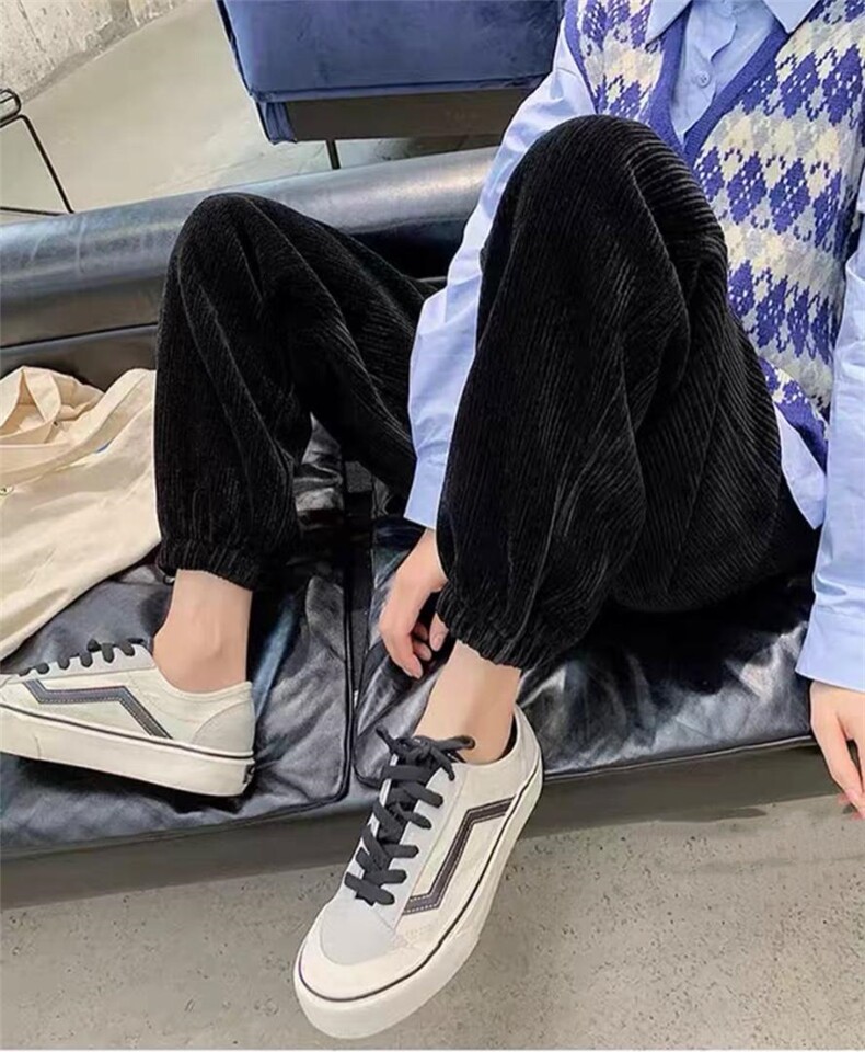 灯芯绒加绒加厚长裤，其它，驿谷