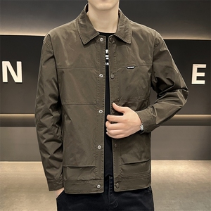 K219-P75 2025秋冬时尚男士休闲夹克外套青年百搭图片