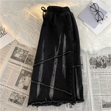 韩版ins夏季水洗复古扎染牛仔短裤美式高街五分裤潮男女6656-p40，男装牛仔裤，星座1008-1