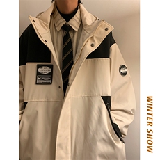 冬款连帽中性防泼水保暖加棉加厚滑雪服棉衣外套M35-P125控178，男装棉衣，电商A001