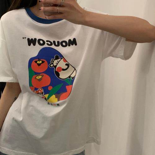 夏季新款 牛年喜柿连连纯棉Ｔ,女装,tōkō-sen