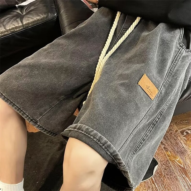 高街水洗牛仔裤男牛仔短裤B803P33,男装牛仔裤,星座1116-2