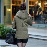 纯色2020年冬季长袖加厚修身棉衣/棉服，女装棉衣/棉服，紫衣巷