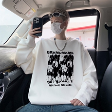 美式复古人像印花卫衣学生休闲卫衣AW1150P35，男装卫衣，星座1116-2