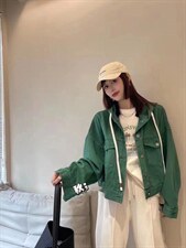 连帽款彩色牛仔外套，其它，转角爱尚