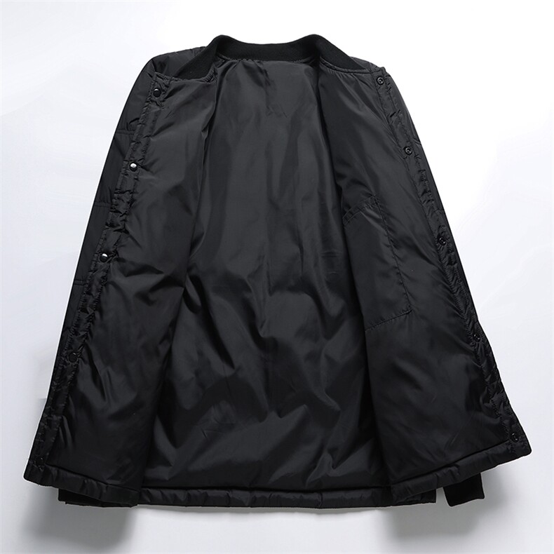 羽绒服中老年男士爸爸装冬装加绒加厚内穿外穿内胆羽绒服外套,男装羽绒服,钱塘723