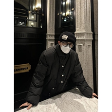 网络图现货！不规则立领棉服外套高级设计感小众棉服RY112-P110，男装棉衣，星座1005-6