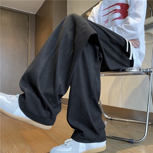 INS秋季新款灯芯绒潮流休闲宽松百搭阔腿裤B315-K152-特p25控49