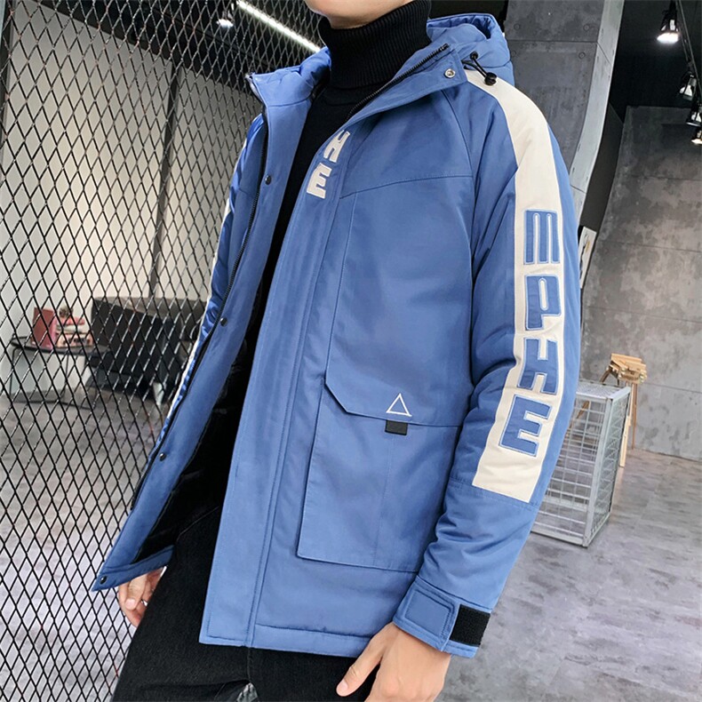 男士休闲连帽加厚保暖棉衣外套棉服棉袄冬季防寒开衫男装M991,男装棉衣,电商B226-2（原B217-2）