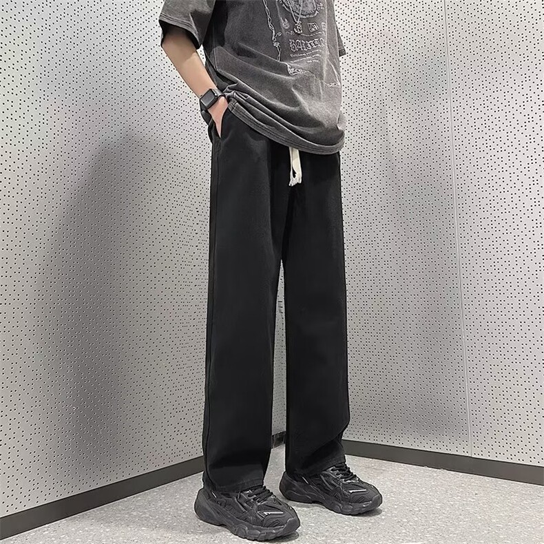 美式牛仔裤男春秋新款休闲直筒裤NK96P38,男装牛仔裤,星座1116-2