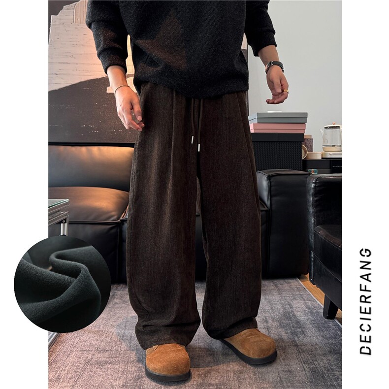 【原版面料】秋季新款设计师款老钱风休闲裤K06092P65加绒P70，男装卫衣，星座1004（原星座815-3）