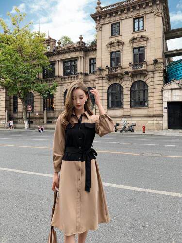 【东方名裳】2021年秋款连衣裙，女装连衣裙，东方名裳