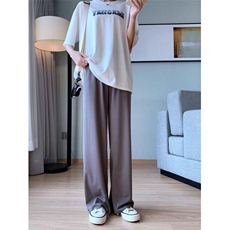 阔腿裤女生2025新款夏季宽松休闲直筒小个子高腰垂感防晒裤新款，女装休闲裤，星座1210-1